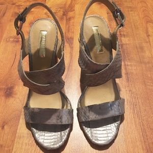 Lauren Ralph Lauren Snakeskin Heels